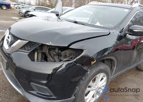 2015 Nissan Rogue Sv из США, поврежденный, VIN KNMAT2MV6FP556617